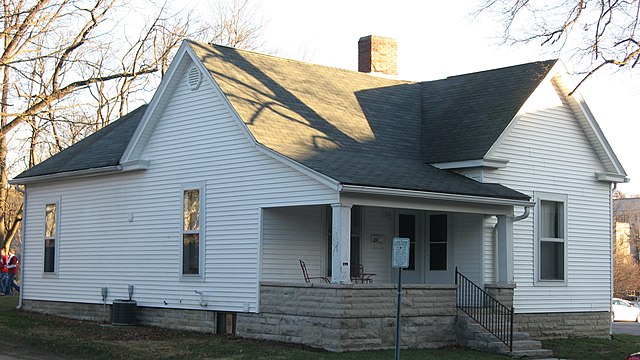 Carmichael's house in Bloomington, Indiana (2011)