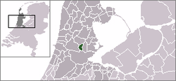 Localização de Oostzaan nos Países Baixos.