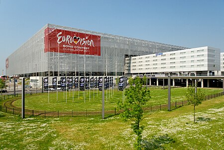 ESC Arena in Duesseldorf Stockum, von Sueden