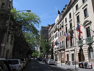 Upper East Side Neighborhood of Manhattan in New York City
