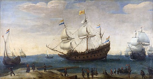 The Dutch had the largest merchant fleet in Europe in the 17th century