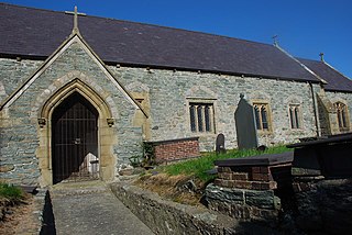 St Ederns Church, Bodedern Church in Wales, United Kingdom