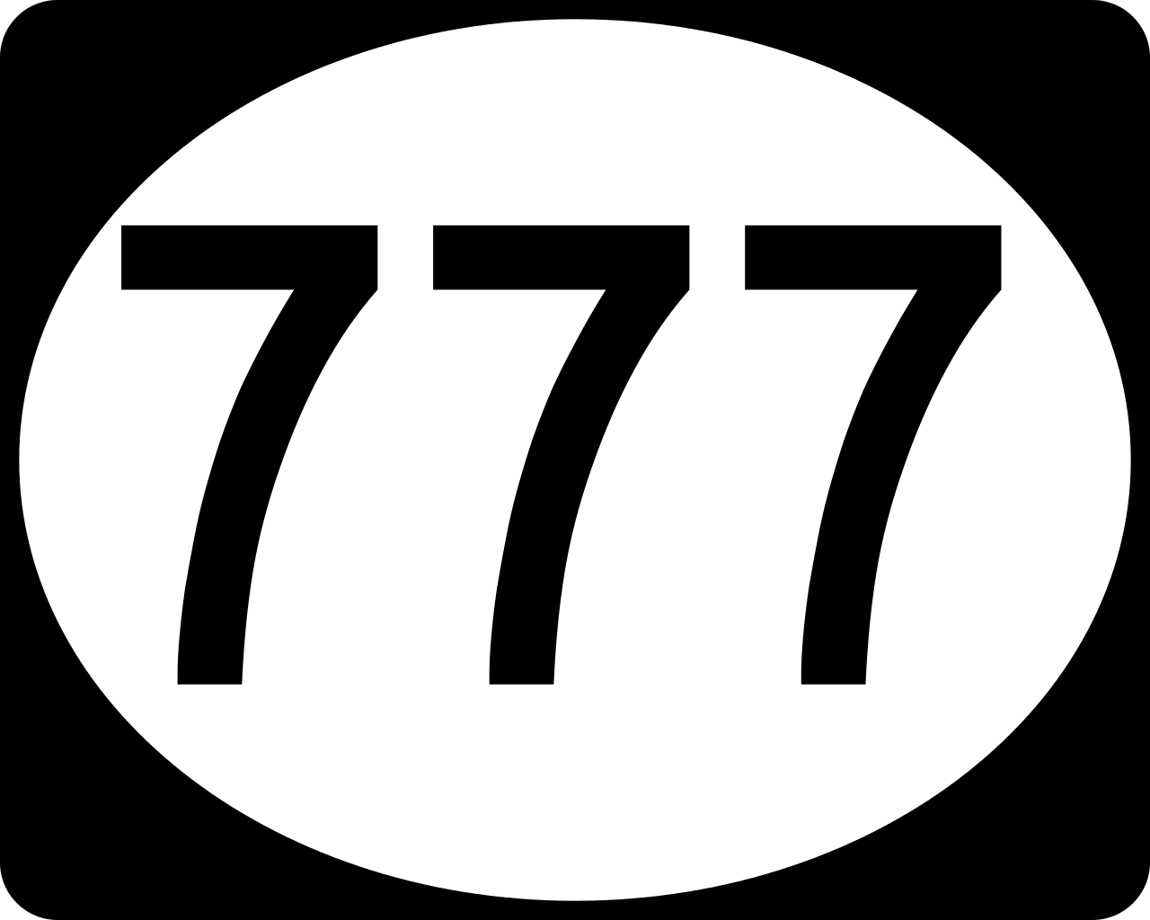 7 3х 24. 777 Эмблема. Число 777. Картинка 777. Три семерки знак.