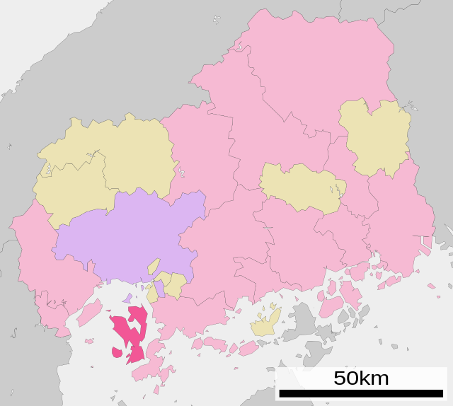 江田島市位置図
