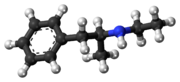 Etilamfetamine molecule ball.png