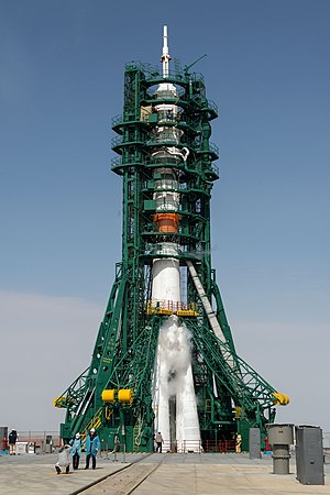 Sojuz 2.1a s kosmickou lodí Sojuz MS-16