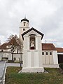 Deutsch: Fünfstetten, Bildstock mit hl. Johannes von NepomukBLfD D-7-79-148-1