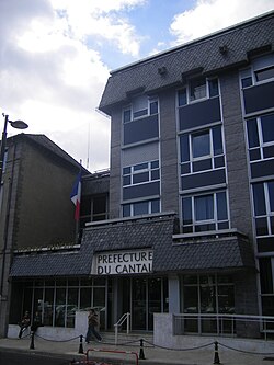 Prefecture building of the Cantal department, in Aurillac