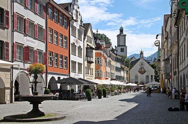 Image: Feldkirch (Vorarlberg)   Marktplatz (03 2)