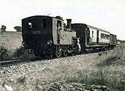 Gemischter Zug auf dem Zahn­stangenabschnitt im Jahr 1938