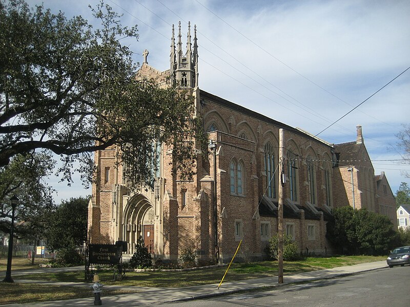 File:First Presbyterian NOLA Claiborne Jan 2010 Jefferson Corner.JPG