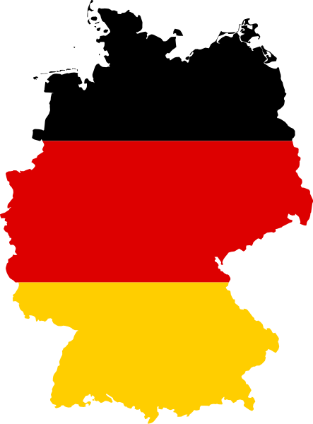 Αρχείο:Flag map of Germany.svg