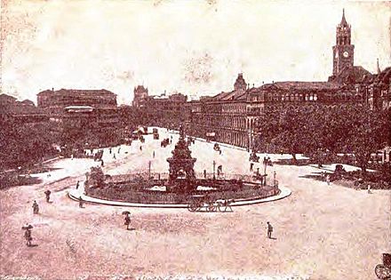 Photograph of Flora Fountain taken prior to 1904