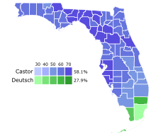 County results Florida Senate D Primary 2004.svg