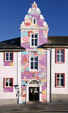 A house during Stavanger's Year as capital of culture, 2008 Flower-tower-taarn-W.jpg