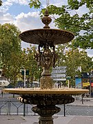 Fontaine dans le centre-ville.