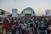 Foreign supporters celebrate the Fifa Fan Fest in RJ 03.jpg