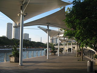 <span class="mw-page-title-main">Waterboat House Garden</span> Park at Singapore River