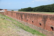 Fort Clinch in Nassau Coumty, Florida, US This is an image of a place or building that is listed on the National Register of Historic Places in the United States of America. Its reference number is 72000343.