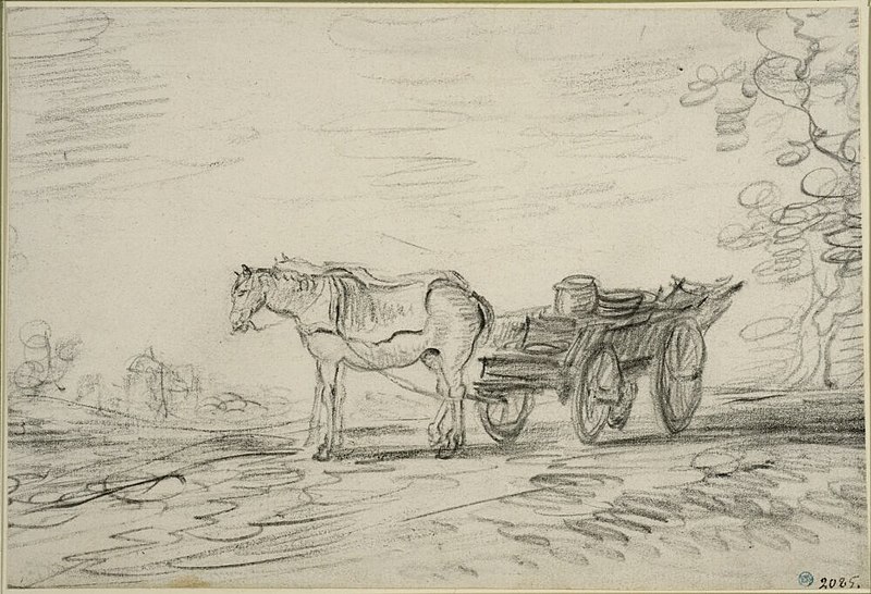 File:François van Knibbergen - Landscape with Two Horses Pulling a Wagon - NMH 2292-1863 - Nationalmuseum.jpg