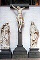 Kreuzigungsgruppen-Fragment, aufgestellt im Chorumgang von St. Marien (Zustand 2008)