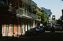 In order to combat demolition by neglect, New Orleans has enacted ordinances that require the structural maintenance of French Quarter structures under threat of criminal penalty French Quarter - New Orleans, Louisiana.jpg