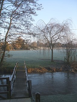 Frosty morning overlooking the Ampney Brook - geograph.org.uk - 3339543