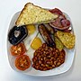 Thumbnail for File:Full English breakfast at Sainsbury's Low Hall, Chingford, London.jpg