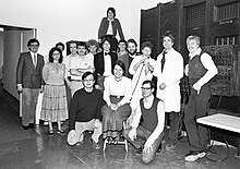 Prof. dr. Ruzena Bajcsy with the members of the GRASP Lab in front of the ENIAC computer at the University of Pennsylvania GRASP Lab 1984.jpg