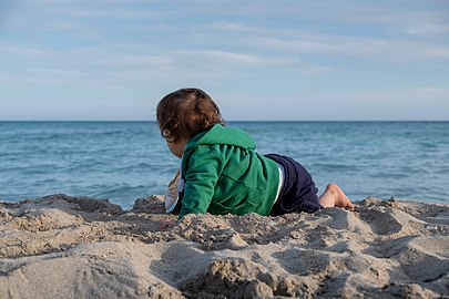 Gabriel at Nissi Beach, Agia Napa, Cyprus