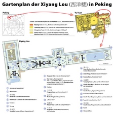 168: Gartenplan der Xiyang Lou in Peking