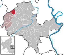 Kaart van Gau-Bickelheim