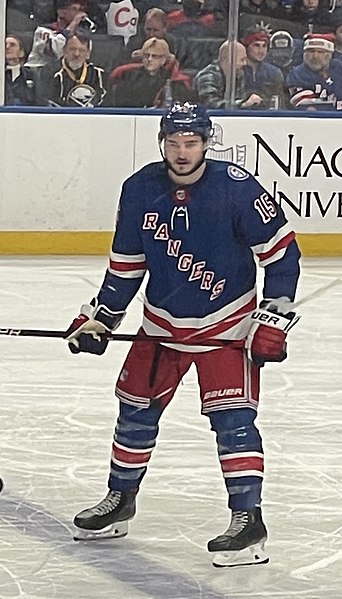 Gauthier with the New York Rangers in 2021