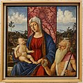 Madonna en kind met Sint Jerome