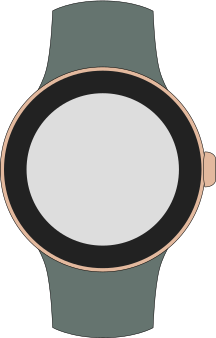 File:Google Pixel Watch (Champagne Gold + Hazel).svg