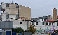 Gottschedstraße 3–4 (Berlin-Gesundbrunnen) corner tower and assembly hall.JPG