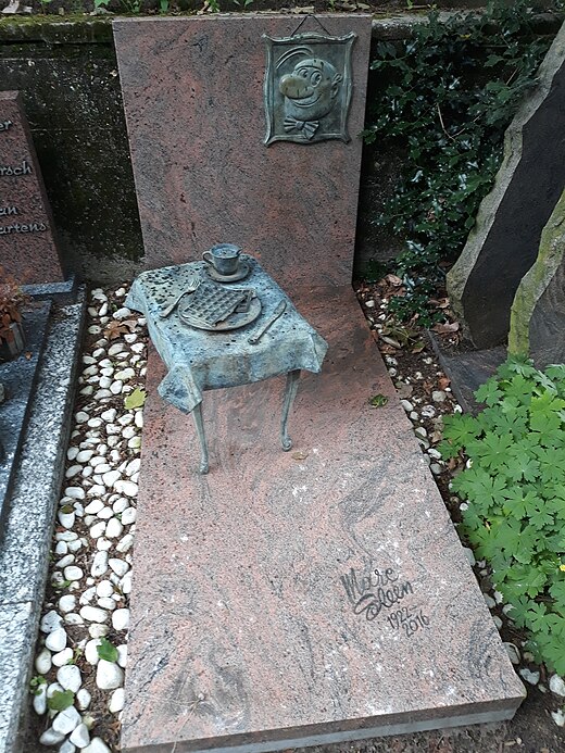 Het graf van Marc Sleen op het Campo Santo (Gent)