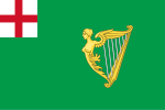 Green Ensign of Ireland (ca. 1701)