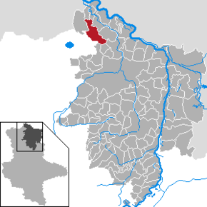 Poziția ortsteil Groß Garz pe harta districtului Stendal