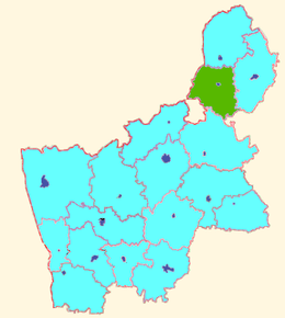 Ašmjany District - Locație