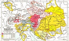 Mapa monarchii Habsburgów