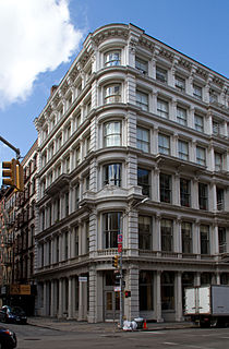 <span class="mw-page-title-main">Gunther Building (Broome Street)</span> Historic commercial building in New York, United States