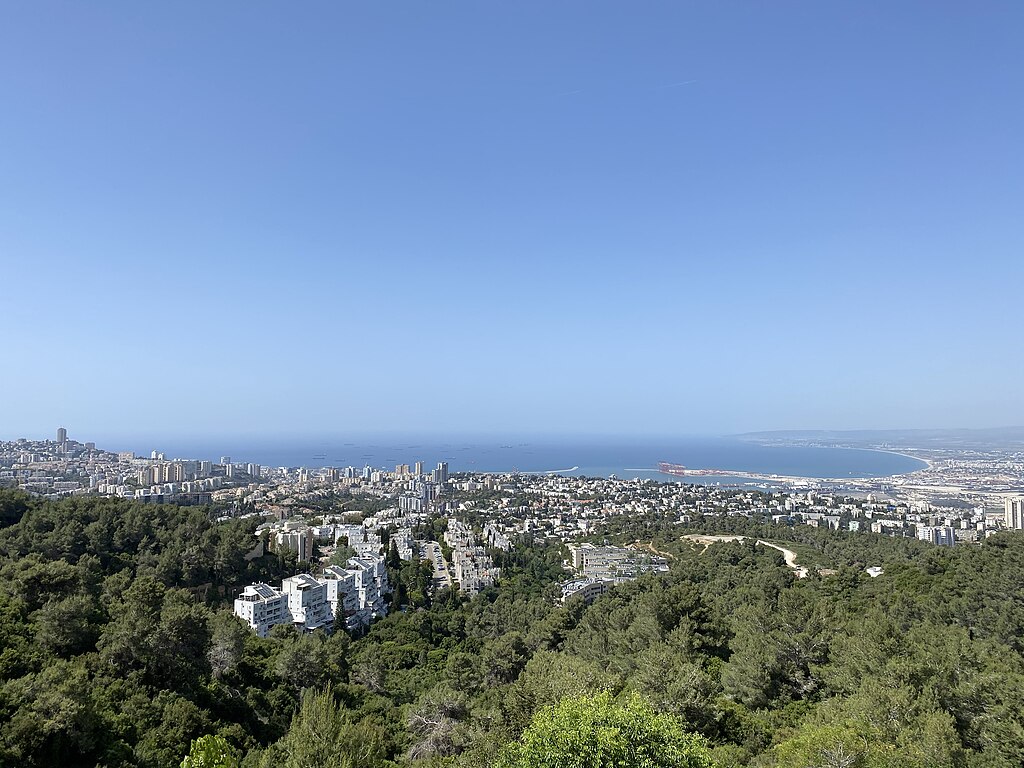 Haifa Bay from Mount Carmel