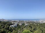 La bahía de Haifa, Israel.