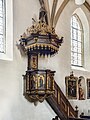 * Nomination Pulpit in the Catholic parish in Hallstadt near Bamberg --Ermell 10:39, 2 March 2016 (UTC) * Promotion Right side leaning in --Uoaei1 14:56, 2 March 2016 (UTC) Done Thanks for the review--Ermell 22:05, 3 March 2016 (UTC)  Support --Uoaei1 09:00, 5 March 2016 (UTC)