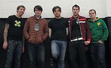 Členové kapely Hawthorne Heights v roce 2007