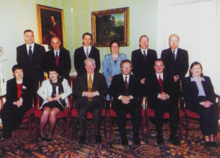 The McLeish cabinet, 2000 Henry McLeish cabinet.png