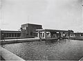 Het nieuwe zwembad in 1927.