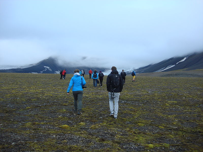 File:Hike on top of a mountain near Longyearbyen, Svalbard.JPG