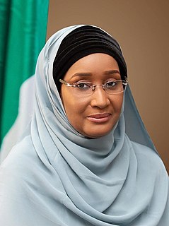 Sadiya Umar Farouq Nigerian politician and business administrator (born 1974)